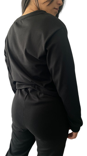 Conjunto Pantalon Ancho + Sweater Darlon Abrigado Mujer