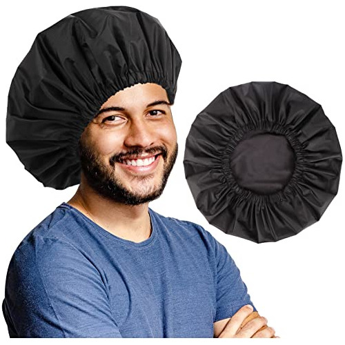 Gorro De Ducha Grande Para Hombre, Gorro De Ducha Extra Gran