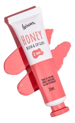 Honey 2 Em 1 - Blush E Lip Gloss - Luisance - L3136