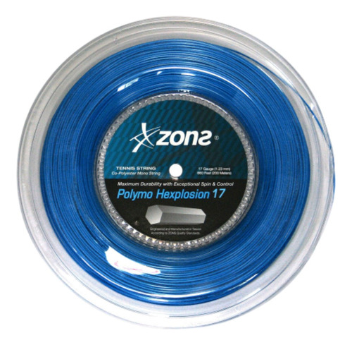 Zons - Rollo Cuerda Polymo Hexplosion 1.23mm.