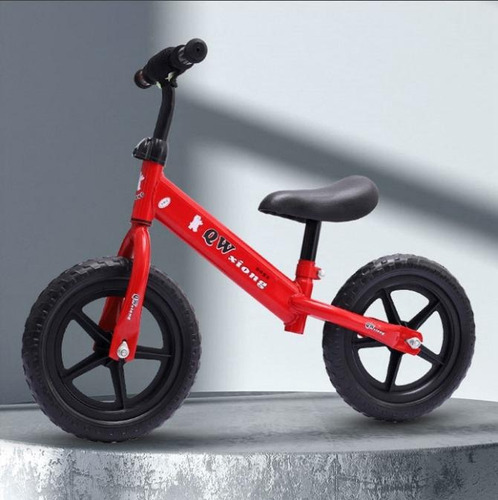 Bicicleta De Metal Sin Pedales P/ Niños Ruedas Goma Universo