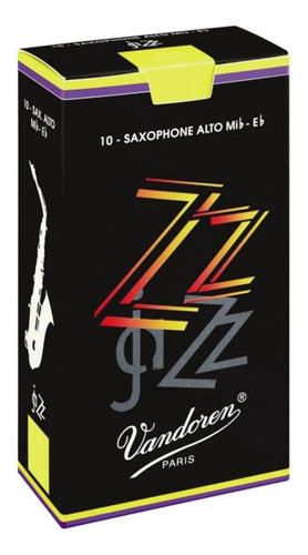 Palheta Vandoren Zz Sax Alto Nº 2,5 (caixa C/ 10)