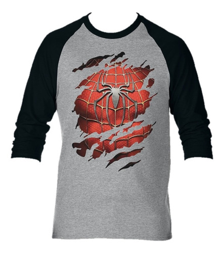 Camiseta  Spiderman Camibuzo Manga Larga
