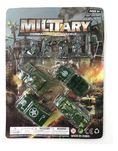 Set Juego Militar Soldados Set Guerra Tanque Armada