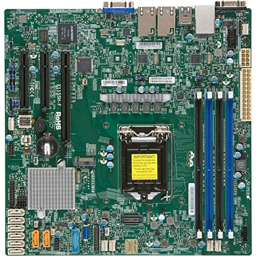 Supermicro Tarjeta Madre Micro Atx Ddr4 Lga 1151 X11ssh-f-o