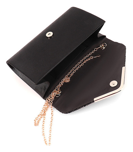 Clutch De Noche Con Lentejuelas Y Maquillaje De Pu