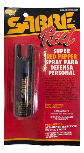 Gas Pimienta Paralizante Sabre Red Usa 14gr Defensa Personal