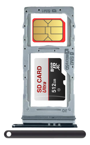 Bandeja Porta Sim Chip Compatible Samsung Galaxy S20 Plus