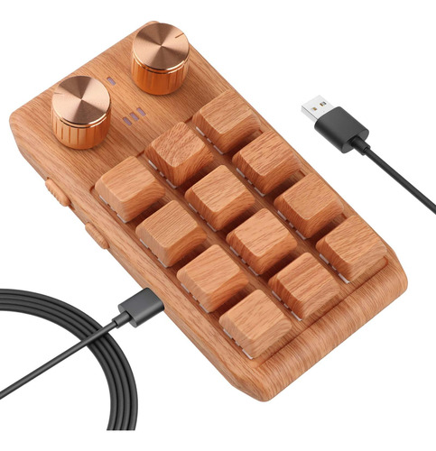 Mini Teclado De 12 Teclas Con Perilla, Teclado Portátil