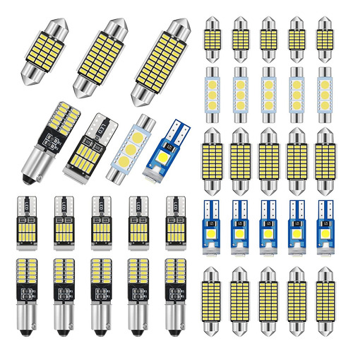 Aben 42 Piezas Luces Interiores Led Automóviles, Luz D...