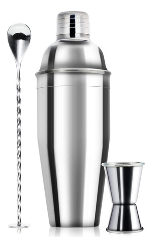 Kit De Bartender De Acero Inoxidable Mezclador Y Medidor Par