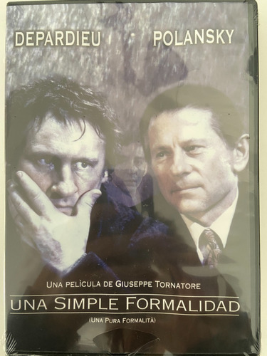 Dvd Una Pura Formalidad / De Giuseppe Tornatore