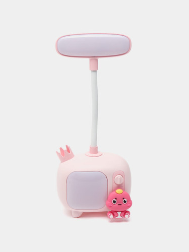 Lámpara De Mesa En Forma Tv Rosada Kawaii Animalito Tierno