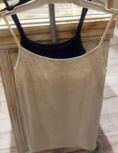 Musculosa De Tiritas Con Vivo De Raso