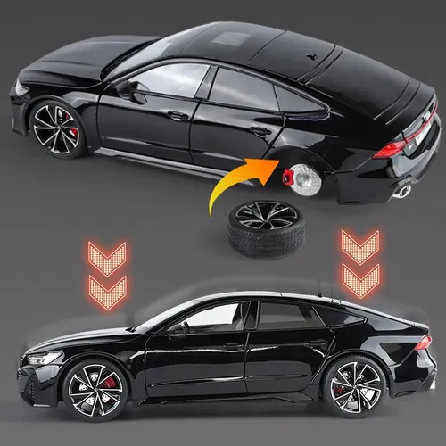 アウディ RS7 Sportback 1:18 リモコン改灯版 ブラック アウディ RS7