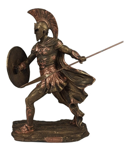 Aquiles Heroi Da Grecia Troia Mitologia Enfeite Estatua 28cm
