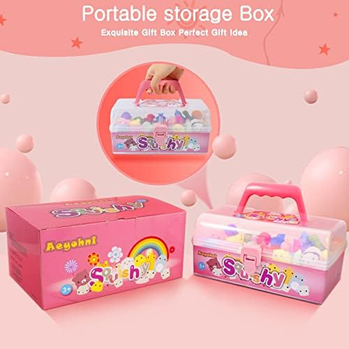 Aeyohni 50 Piezas Squishies Mochi Squishy Toys Para Niños Fa