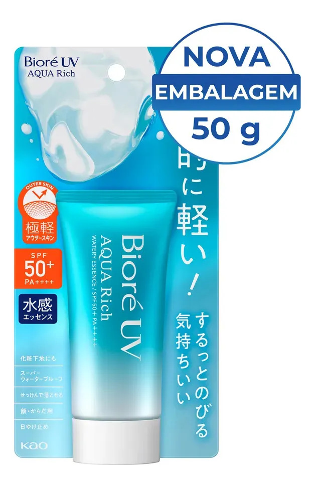 Bioré Protetor Solar Aqua Rich ​Watery Essence FPS 50