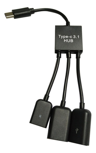 3 En 1 Usb Tipo C Otg Codo Otg Adaptador Convertidor De