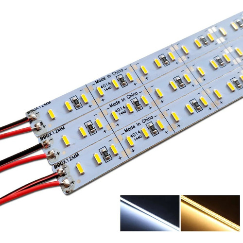 04 Barra Led Régua Smd 4014 12 V 24w 144 Led - 1 Metro