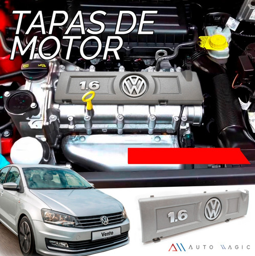 Tapa Embellecedora Motor 1.6 Vento Polo Lupo Ibiza Gris