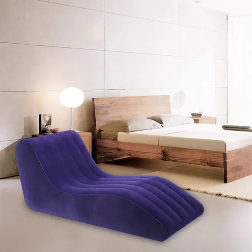 Ziko Sofá Inflable Silla De Aire, Sofá Inflable Portátil Para Ocio, Tumbona En Forma De S Para Interior De Sala De Estar, Dormitorio, Cama Plegable Al Aire Libre Para Patio Trasero, Jardín Y Playa