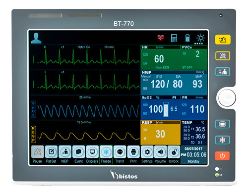 Monitor Multiparamétrico Bistos Bt-770