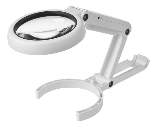 Lupa De Mano Con Aumento De 5x/10x, Luz Led Y Soporte Usb