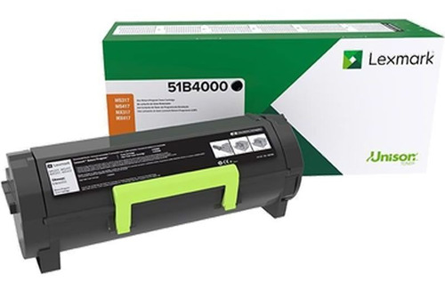 Toner Lexmark 51b4000 Preto 25053