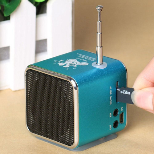 Mini Reproductor Mp3 Con Altavoz Bluetooth Portátil Td-v26,