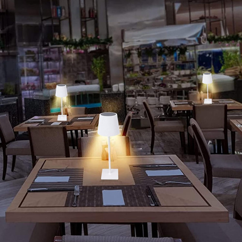 Lámpara Inalámbrica Batería Recargable Usb De Mesa Touch Led
