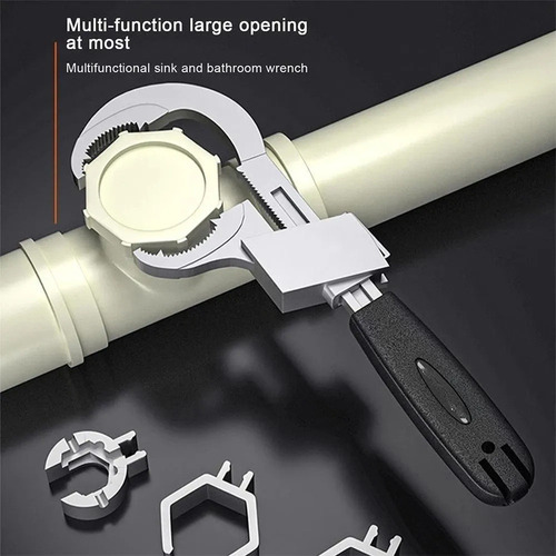 Llave Universal Multifuncional Ajustable De Doble Cabeza