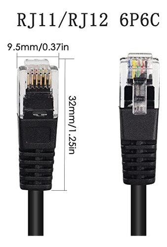 Pack Conector Rj12 Impermeable Cat3 Para Sistemas De Alarma