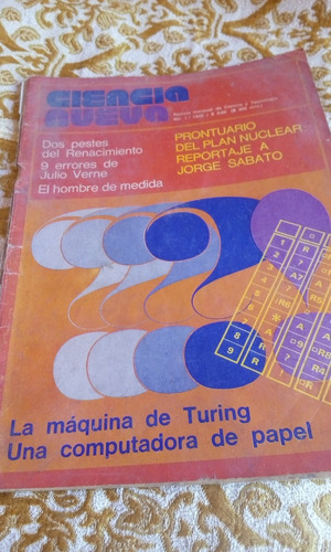 Revista Ciencia Nueva Nro 1 - Computadora De Turing Envios