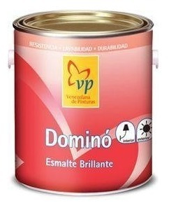 Pintura Esmalte (aceite)  Domino  Blanco Mate Por Galón