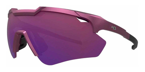 Oculos Hb Shield Compact 2.0 Roxo Metalico Fosco Lente Roxa