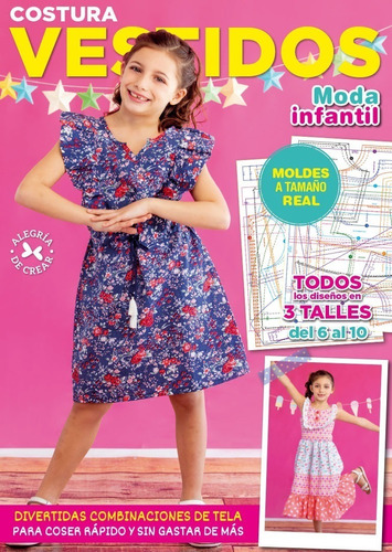 Costura Vestidos Moda Infantil- Arcadia Ediciones 