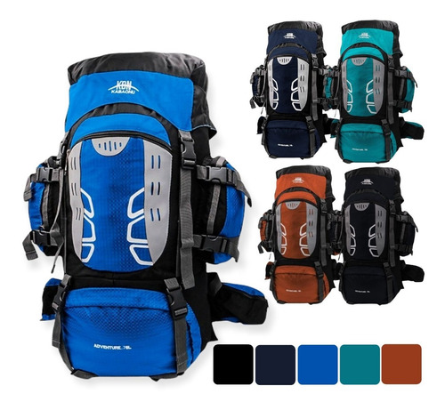 Morral Maleta De Camping Viajero Original 75-80 Litros