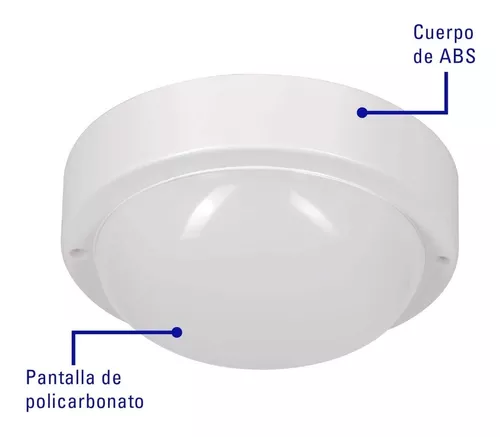 Plafón Techo LED Moderna Redonda Dorado con Sensor Detector