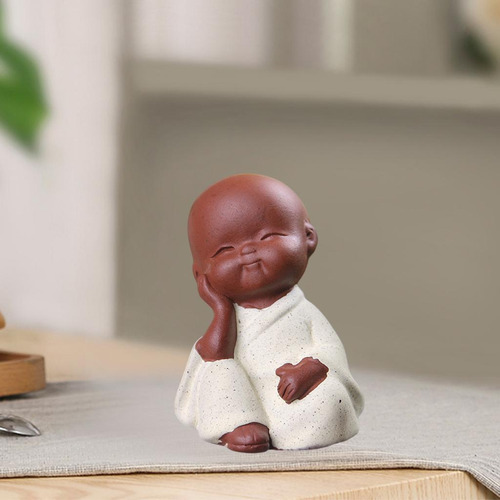 3 Mini Escritorio Decoración Té Artesanía Estatua De Buda
