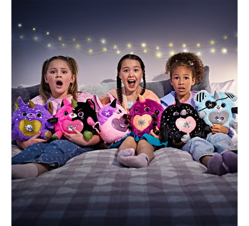 Peluche Rainbocorns Monstercorn Serie 1 Plush Mediano Color Negro