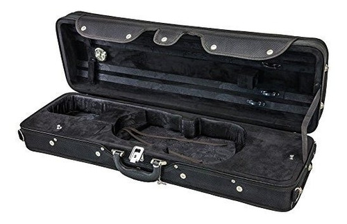 Estuche Oblongo Para Violin De Tamaño Completo 4/4 Ligero 