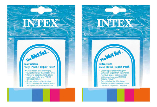 Intex Wet Set Parche De Reparación De Tubos De Piscina De .