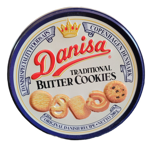 Lata Vazia De Biscoitos Danisa - Dinamarca - Seminova (8 C)