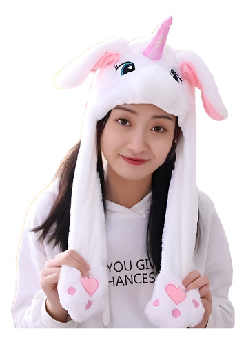 Gorro Mueve Orejas De Unicornio