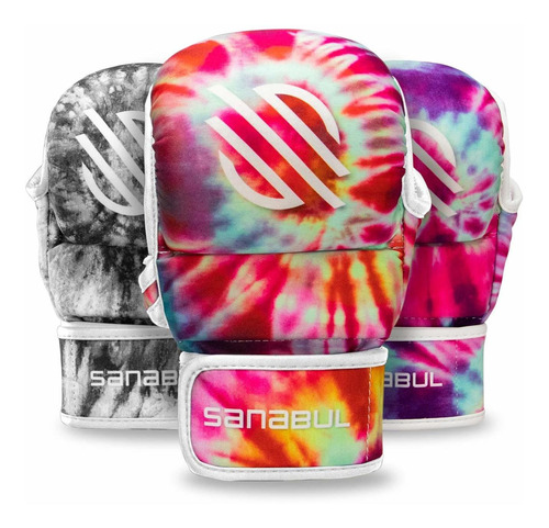 Sanabul Funk Strike Tie Dye - Guantes Híbridos Mma De 7 On.