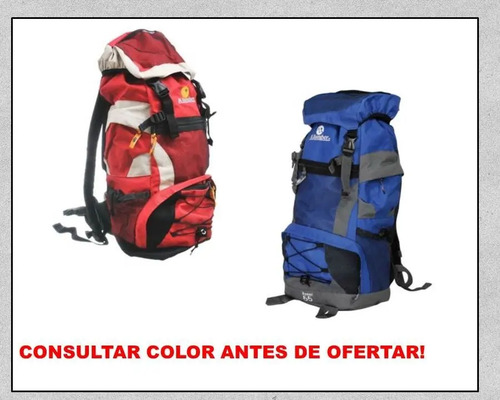 Mochila Mochilero Camping 55 Litros Klimber Super Oferta | Cuotas sin  interés