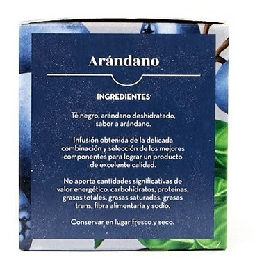 Imagen 3 de 3 de Té De Arándano Hierbas Del Oasis Pack X 3 Cajas