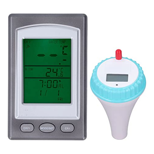 Digital Pool Thermometer For Bath Water Spas, Lcd Screen Wir