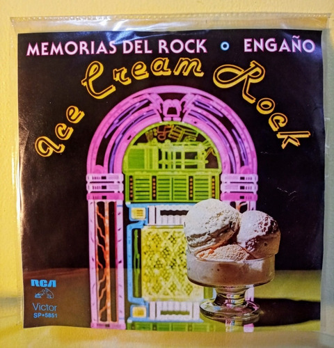 Ice Cream Rock Memorias Del Rock Engaño 45 Rpm Promo